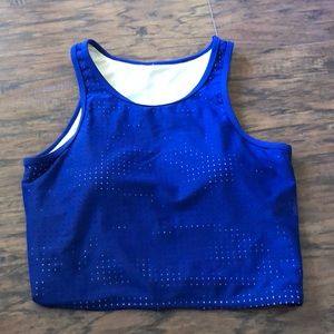 Fabletics medium blue tank womens